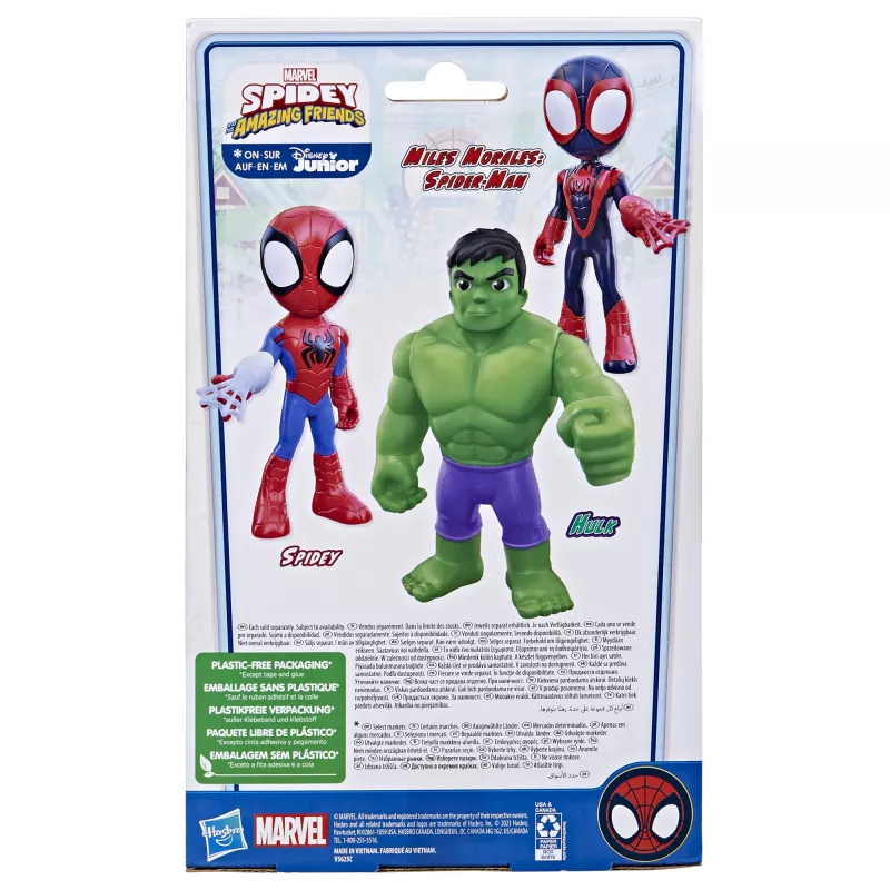 Marvel Spidey ja hänen upeat ystävänsä – Supersized Hulk, 3 vuotta, monivärinen, muovi