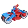 Marvel Spider-Man Spider-Man Web Blast Cycle lasten leikkisetti liikkuvalla Spider-Man toimintahahmolla