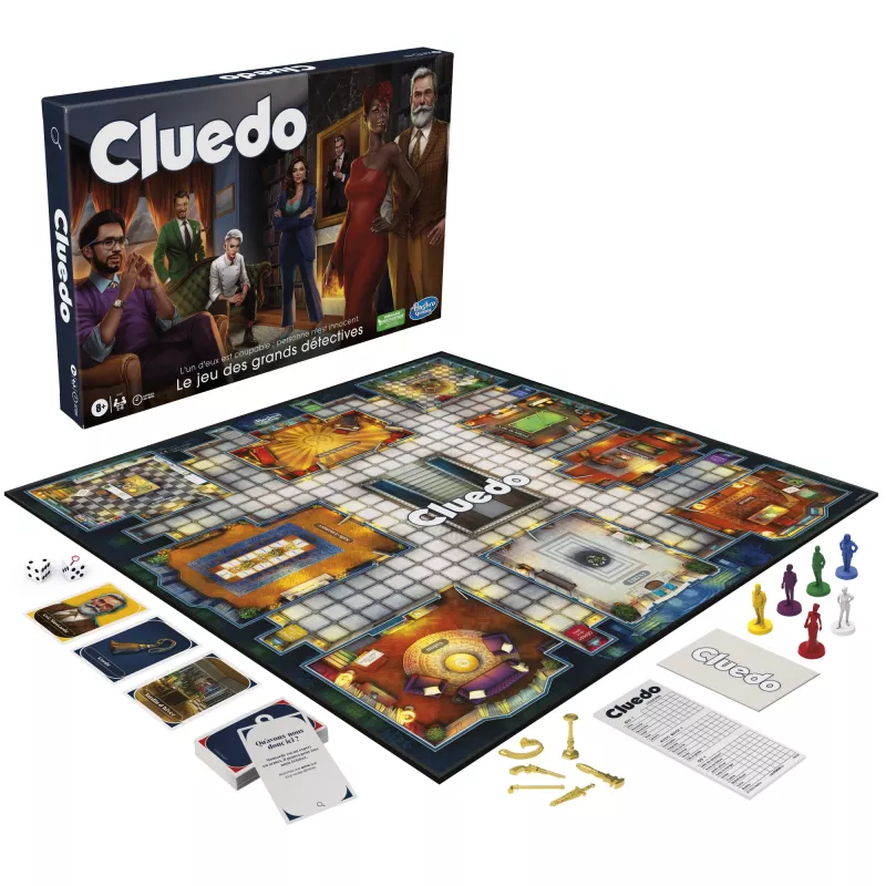Hasbro Gaming Cluedo 45 min lautapeli etsivä