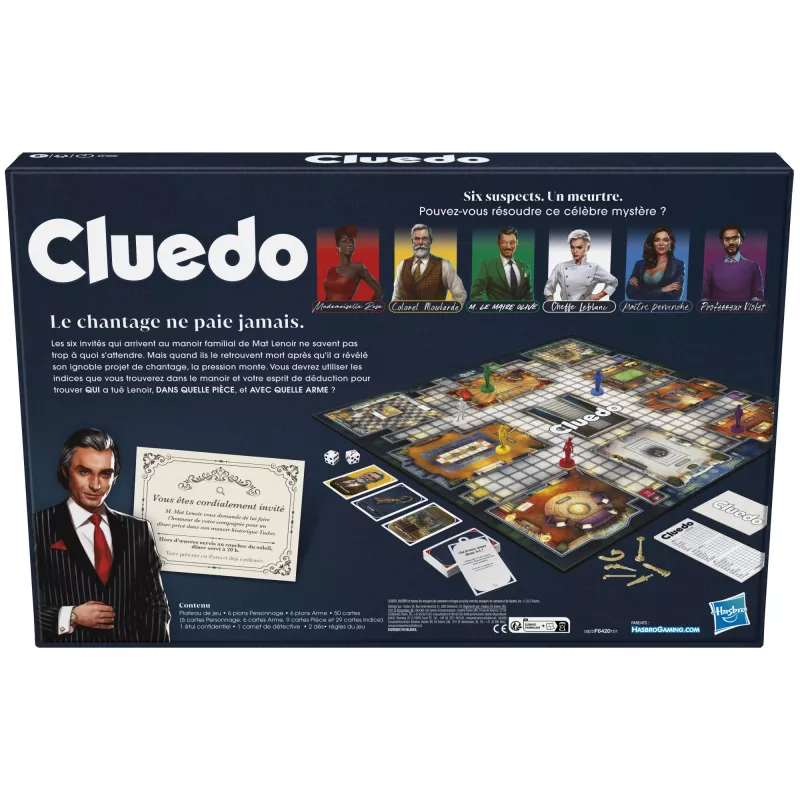 Lautapeli Hasbro Gaming Cluedo Detective 8+ 45 min
