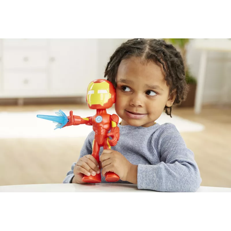 Marvel Spidey ja superystävät – ylisuuri Iron Man -figuuri, 3 vuotta, Marvel, punainen, keltainen