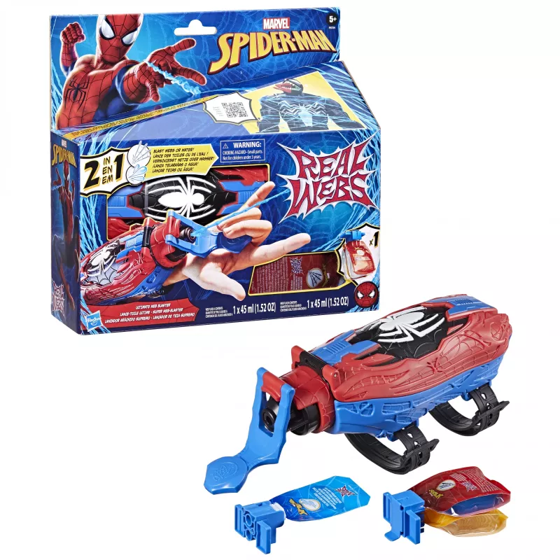 Lelukäsineblasteri Marvel Spider-Man Real Webs Ultimate Web Blaster