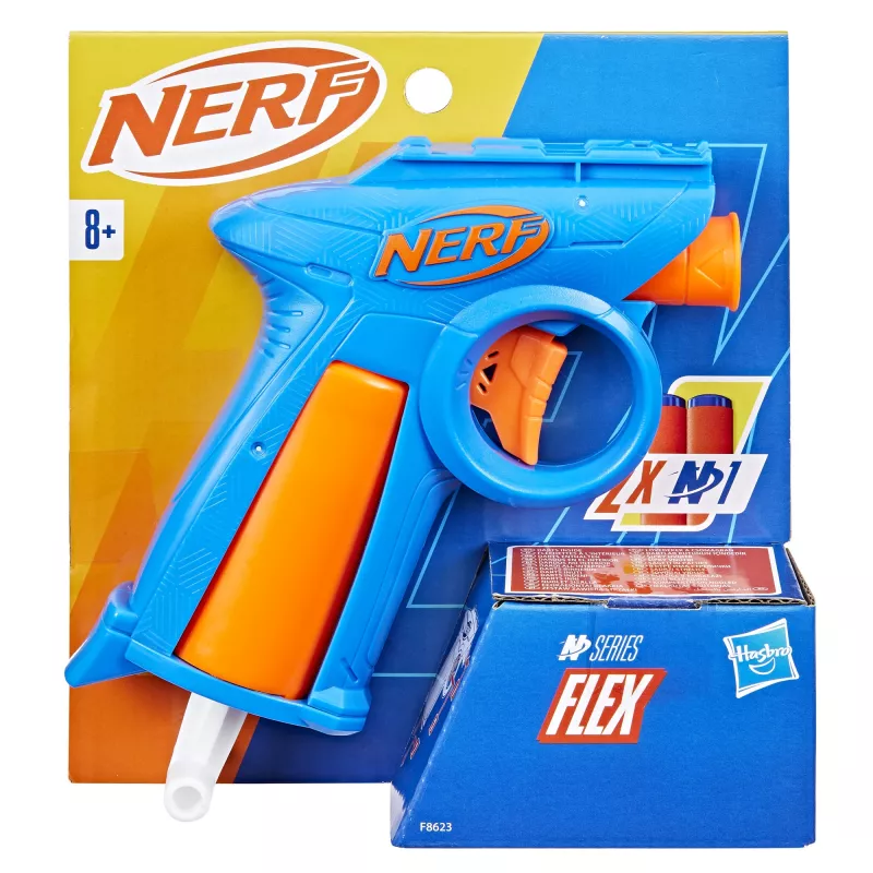 Lelublasteri NERF N Series Flex sininen oranssi 8+