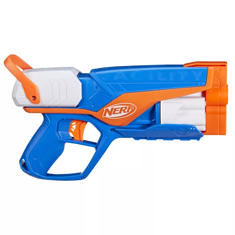 Lelublasteri NERF N Series Agility sininen oranssi valkoinen 8 vuotta