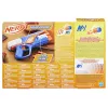 Lelublasteri NERF N Series Agility sininen oranssi valkoinen 8 vuotta