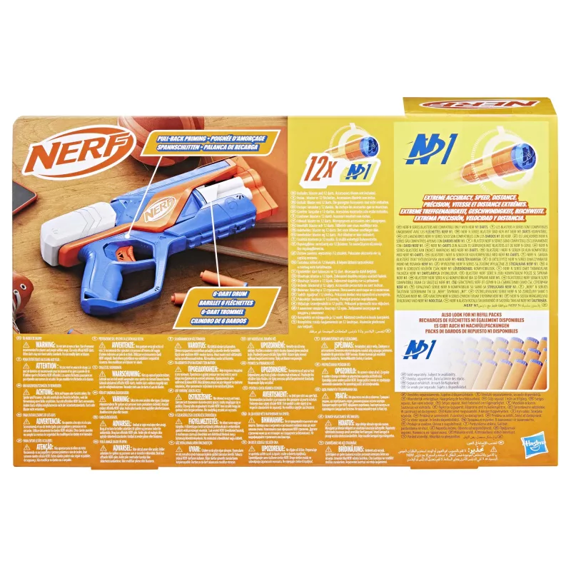 Lelublasteri NERF N Series Agility sininen oranssi valkoinen 8 vuotta