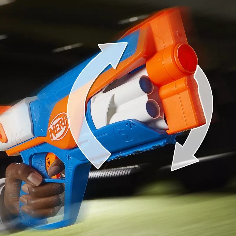 Lelublasteri NERF N Series Agility sininen oranssi valkoinen 8 vuotta