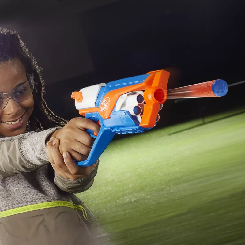 Lelublasteri NERF N Series Agility sininen oranssi valkoinen 8 vuotta