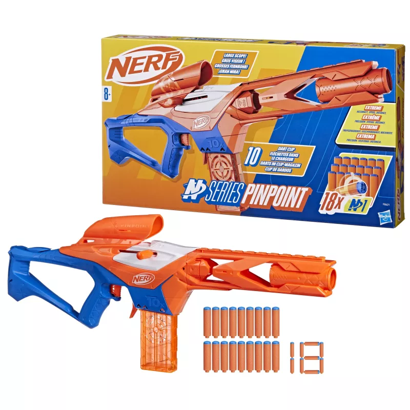 Lelublasteri NERF Nerf N Series Pinpoint sininen oranssi 8+