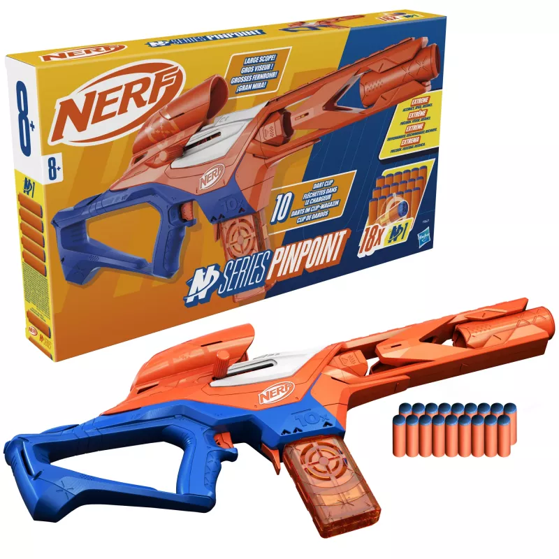 Lelublasteri NERF Nerf N Series Pinpoint sininen oranssi 8+
