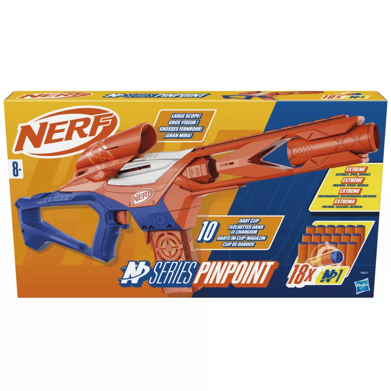 Lelublasteri NERF Nerf N Series Pinpoint sininen oranssi 8+