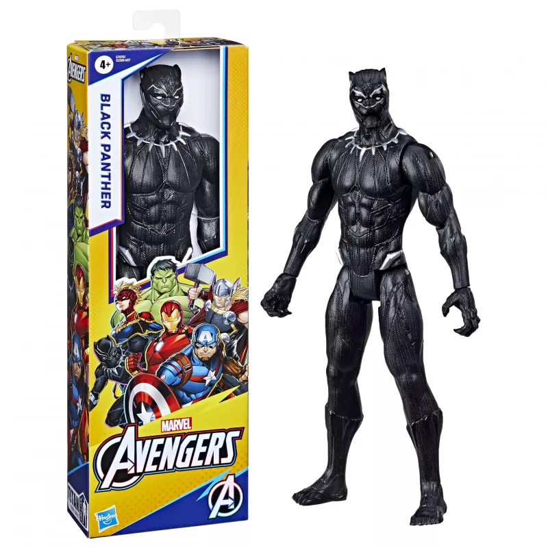 Marvel Avengers Titan Hero Black Pantteri -figuuri, 4 vuotta, monivärinen, muovi