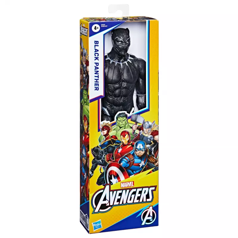 Marvel Avengers Titan Hero Black Pantteri -figuuri, 4 vuotta, monivärinen, muovi