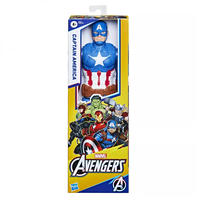 Marvel Avengers Captain America, 4 vuotta, sininen, punainen, valkoinen, muovi