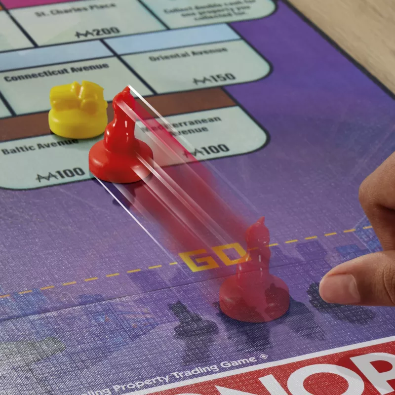 Monopoly Knockout perhepeli, nopea lautapeli 8+ vuotta, 2–8 pelaajaa, 20 min