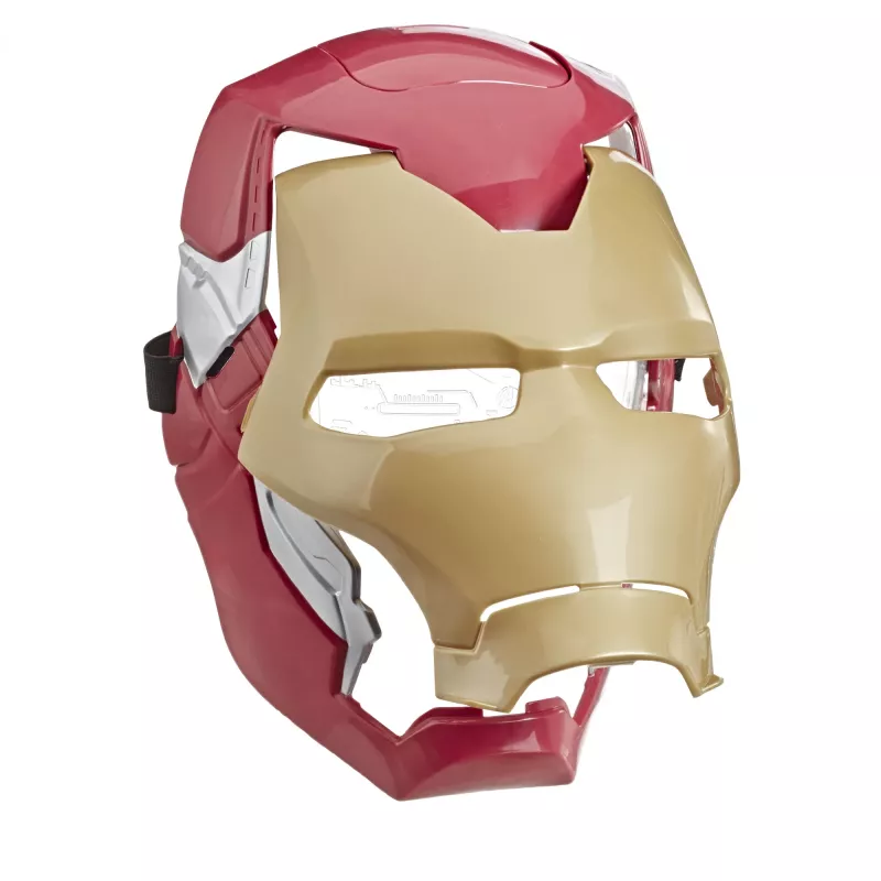 Marvel Avengers Iron Man Flip FX -naamio, lapsi, kasvonaamio, 5 vuotta, elokuva, 1 kpl