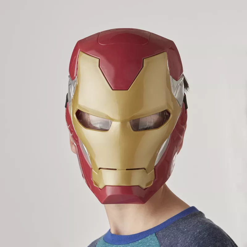 Marvel Avengers Iron Man Flip FX -naamio, lapsi, kasvonaamio, 5 vuotta, elokuva, 1 kpl