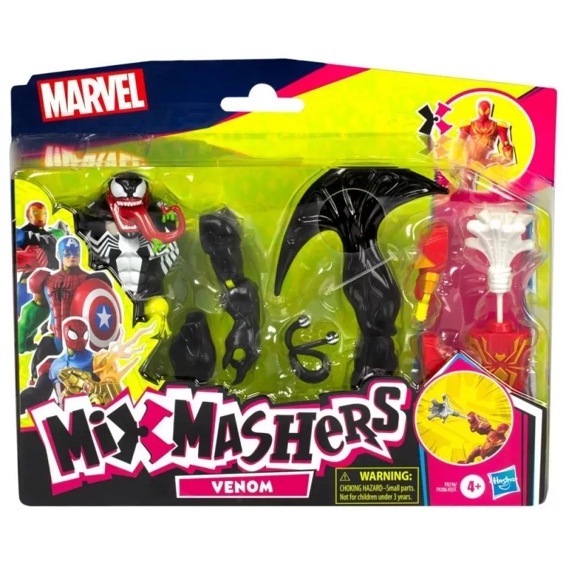 Marvel MixMashers Spider-Man Venom Mix-&-Match, 4 vuotta, monivärinen