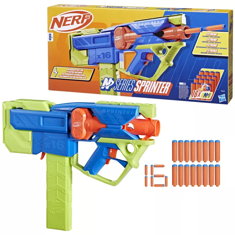 Lelublasteri Nerf N Series Sprinter F8625 sininen vihreä oranssi