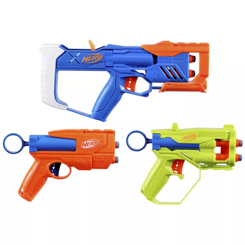 Nerf N Series Triple Action Pack, lelublasteri, 8 vuotta