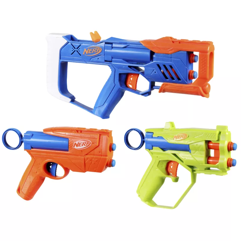 Nerf N Series Triple Action Pack, lelublasteri, 8 vuotta
