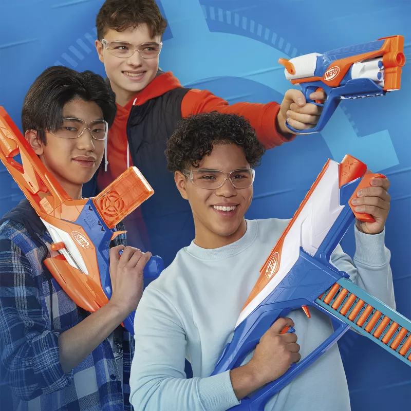 Nerf N Series Triple Action Pack, lelublasteri, 8 vuotta