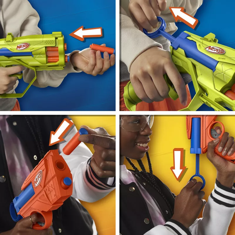 Nerf N Series Triple Action Pack, lelublasteri, 8 vuotta