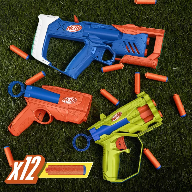 Nerf N Series Triple Action Pack, lelublasteri, 8 vuotta
