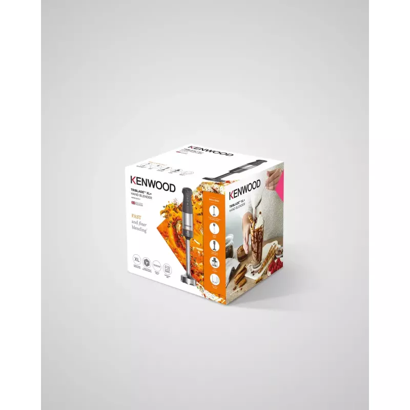 Kenwood Triblade XL+ HBM60.307GY sauvasekoitin, 1000 W, harmaa