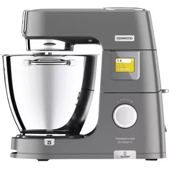 Yleiskone Kenwood KWL90.164SI – 1400 W, 7 L ruostumaton teräskulho, hopea, integroitu vaaka