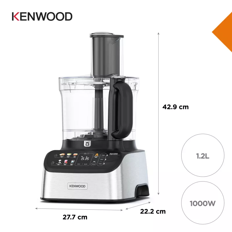 Kenwood FDM73.850SS monitoimikone 1000 W 3 l harmaa integroitu vaaka