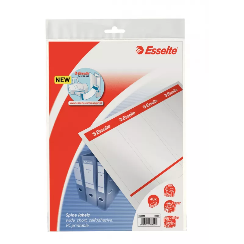 Esselte 20822 tallennusmedian tarra