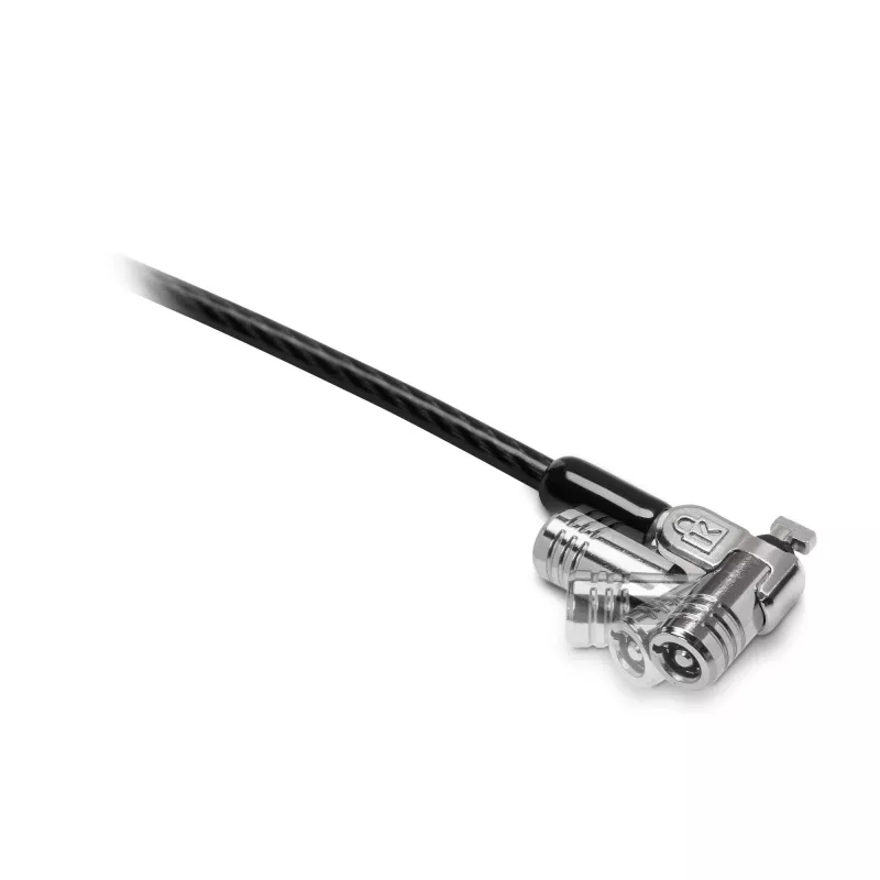 Kensington K:Laptop LockMicroSaver 2.0 SK, Kensington, avain, ruostumaton teräs, musta, hopea