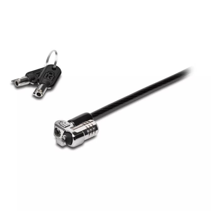 Kensington K:Laptop LockMicroSaver 2.0 SK, Kensington, avain, ruostumaton teräs, musta, hopea