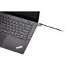Kensington K:Laptop LockMicroSaver 2.0 SK, Kensington, avain, ruostumaton teräs, musta, hopea