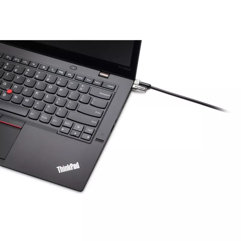 Kensington K:Laptop LockMicroSaver 2.0 SK, Kensington, avain, ruostumaton teräs, musta, hopea
