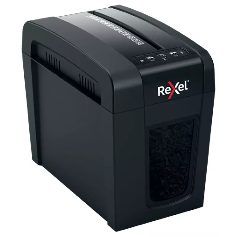 Rexel Secure X6-SL Whisper-Shred ristileikkausasiakirjasilppuri P4