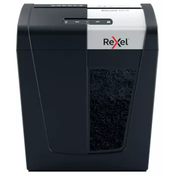 Rexel Secure MC6 Whisper-Shred mikroleikkausasiakirjasilppuri P5, mikroleikkaus, 2 x 15 mm, 18 L, 175 arkkia, 55 dB, painikkeet