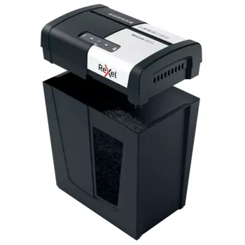 Rexel Secure MC6 Whisper-Shred mikroleikkausasiakirjasilppuri P5, mikroleikkaus, 2 x 15 mm, 18 L, 175 arkkia, 55 dB, painikkeet