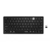 Kensington Dual Wireless Compact -näppäimistö - PN, mini, langaton, Bluetooth, QWERTY, musta