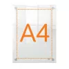 Nobo Premium Plus A4 kirkas akryylinen seinäjulistekehyys