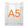 Nobo Premium Plus A5 kirkas akryylinen seinäjulistekehyys
