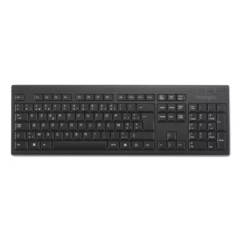 Kensington K75561BE, täysikokoinen (100 %), langaton, RF langaton, kalvo, AZERTY, musta
