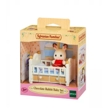 Sylvanian Families suklaakanin vauvasarja (vauvansänky), 3 vuosi/vuotta, monivärinen, polystyreeni, muovi