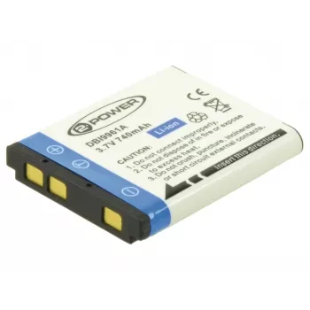 2-Power digikameran akku 3,7 V 600 mAh, 600 mAh, 3,7 V, litiumioni (Li-Ion)