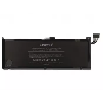 2-Power 7,4 V 11200 mAh Li-Polymer kannettavan akku, akku, Apple MacBook Pro 17 inch A1297 (keskivaihe 2009 EMC2272/EMC2329, keskivaihe 2010 EMC2352)