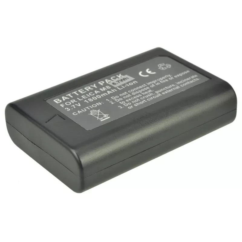 2-Power digikamera-akku 3,7 V 1600 mAh, 1600 mAh, 3,7 V, litiumioni (Li-Ion)