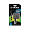 Duracell 2.4A puhelimen/tabletin laturi, sisäkäyttö, AC, 5 V, 2,4 A, musta