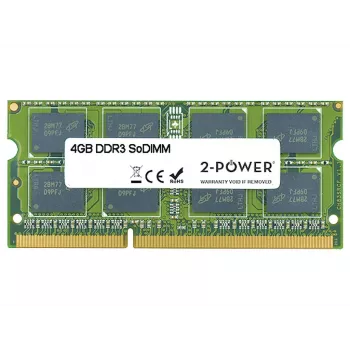 2-Power 4GB DDR3 1333MHz SoDIMM -muisti, 4 GB, 1 x 4 GB, DDR3, 1333 MHz, 204-pin SO-DIMM, vihreä
