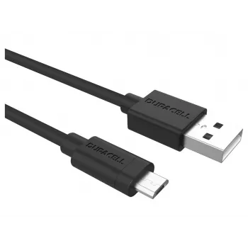Duracell Sync/Charge-kaapeli 2 Metre musta